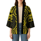 Mahi-dawg Maori Ta Moko Poutama Art Kimono - Aussie Hoodie