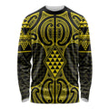 Mahi-dawg Maori Ta Moko Poutama Art Long Sleeve Shirt