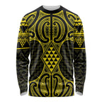 Mahi-dawg Maori Ta Moko Poutama Art Long Sleeve Shirt
