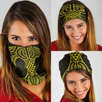 Mahi-dawg Maori Ta Moko Poutama Art Neck Gaiter - Aussie Hoodie