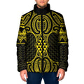 Mahi-dawg Maori Ta Moko Poutama Art Padded Jacket - Aussie Hoodie