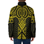 Mahi-dawg Maori Ta Moko Poutama Art Padded Jacket - Aussie Hoodie