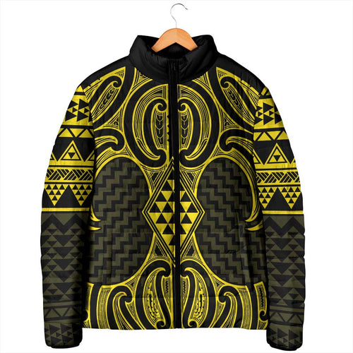 Mahi-dawg Maori Ta Moko Poutama Art Padded Jacket - Aussie Hoodie