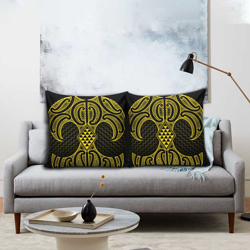 Mahi-dawg Maori Ta Moko Poutama Art Pillow Cover - Aussie Hoodie