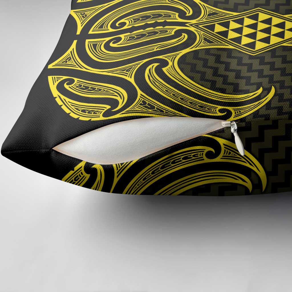 Mahi-dawg Maori Ta Moko Poutama Art Pillow Cover - Aussie Hoodie