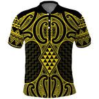 Mahi-dawg Maori Ta Moko Poutama Art Polo Shirt