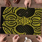 Mahi-dawg Maori Ta Moko Poutama Art Puzzle - Aussie Hoodie