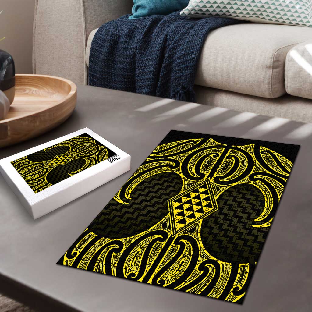 Mahi-dawg Maori Ta Moko Poutama Art Puzzle - Aussie Hoodie