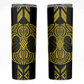 Mahi-dawg Maori Ta Moko Poutama Art Skinny Tumbler