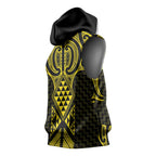 Mahi-dawg Maori Ta Moko Poutama Art Sleeveless Hoodie - Aussie Hoodie
