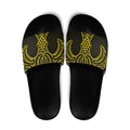 Mahi-dawg Maori Ta Moko Poutama Art Slide Sandals - Aussie Hoodie