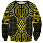Mahi-dawg Maori Ta Moko Poutama Art Sweatshirt