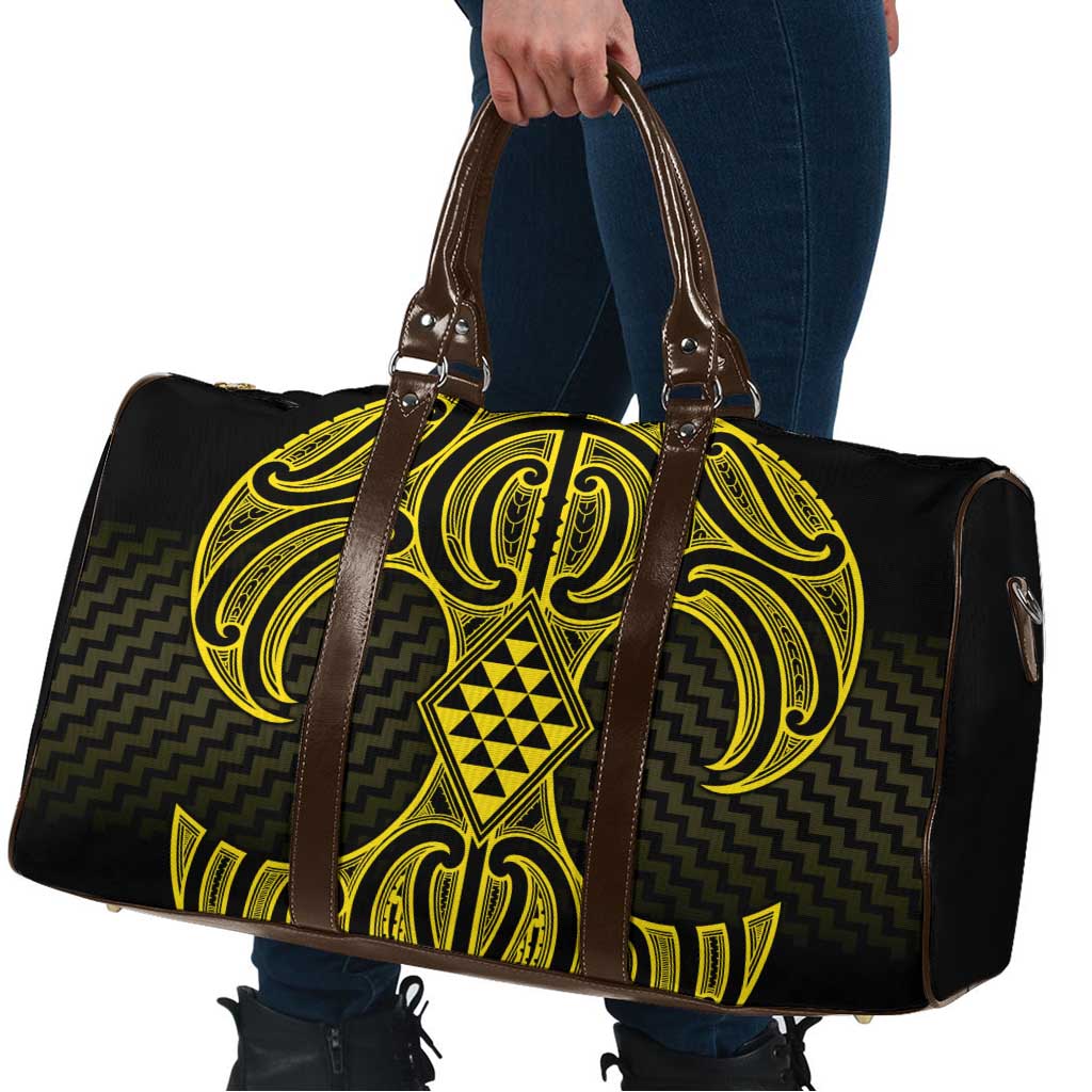 Mahi-dawg Maori Ta Moko Poutama Art Travel Bag - Aussie Hoodie