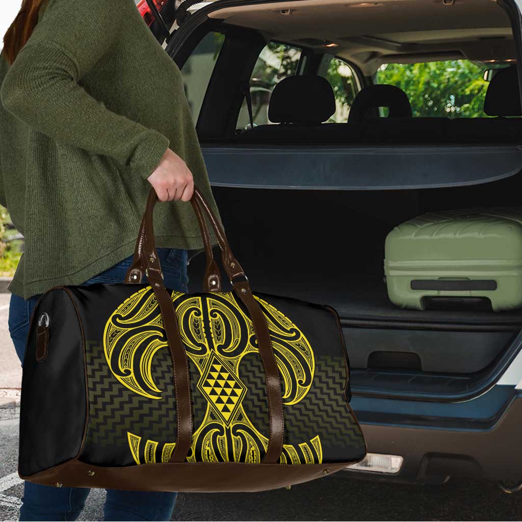 Mahi-dawg Maori Ta Moko Poutama Art Travel Bag - Aussie Hoodie