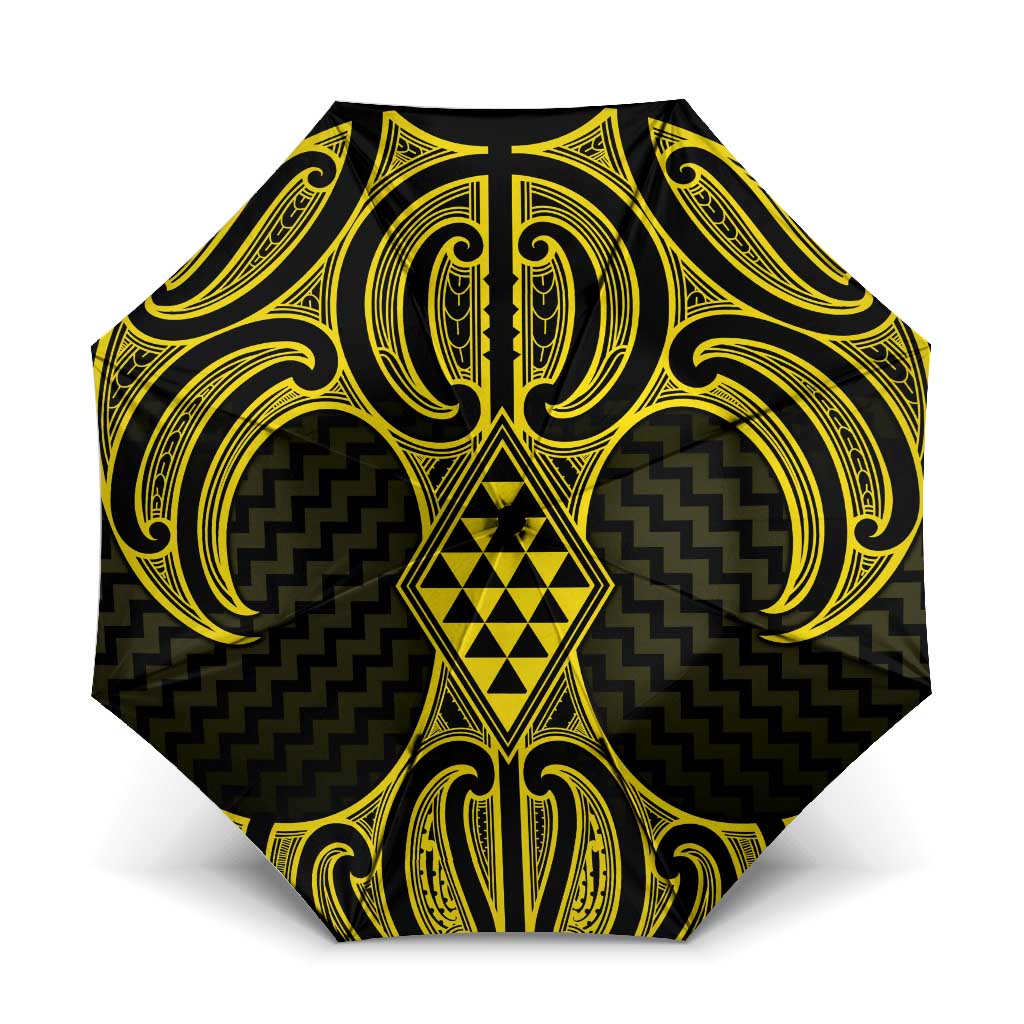 Mahi-dawg Maori Ta Moko Poutama Art Umbrella - Aussie Hoodie