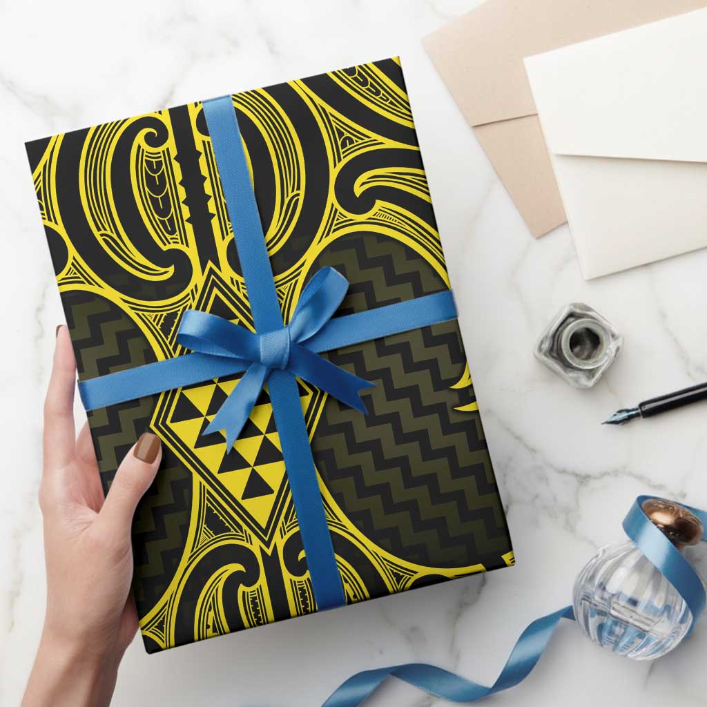 Mahi-dawg Maori Ta Moko Poutama Art Wrapping Paper - Aussie Hoodie