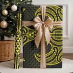 Mahi-dawg Maori Ta Moko Poutama Art Wrapping Paper - Aussie Hoodie