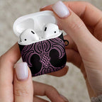 Mawhero Maori Ta Moko Poutama Art AirPods Case - Aussie Hoodie