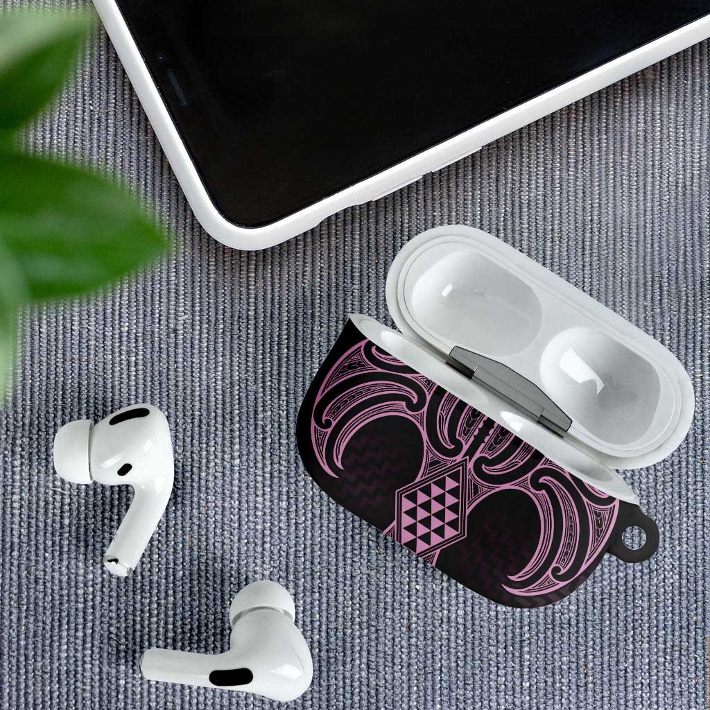 Mawhero Maori Ta Moko Poutama Art AirPods Case - Aussie Hoodie