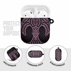 Mawhero Maori Ta Moko Poutama Art AirPods Case - Aussie Hoodie