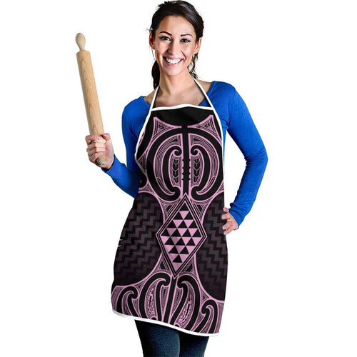 Mawhero Maori Ta Moko Poutama Art Apron - Aussie Hoodie