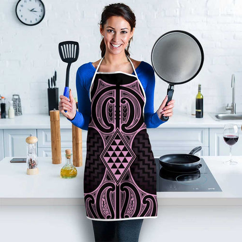 Mawhero Maori Ta Moko Poutama Art Apron - Aussie Hoodie
