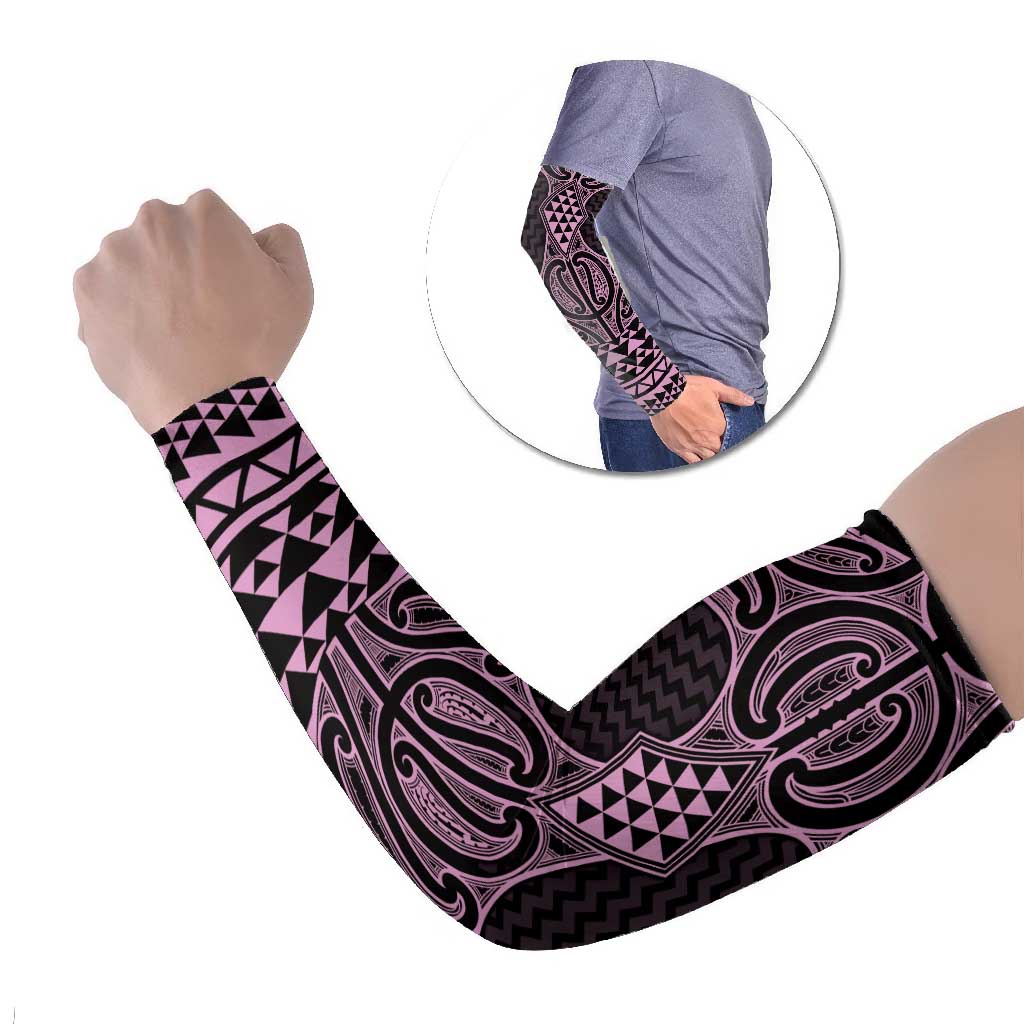 Mawhero Maori Ta Moko Poutama Art Arm Sleeves - Aussie Hoodie