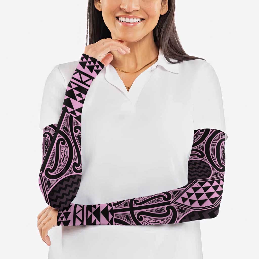 Mawhero Maori Ta Moko Poutama Art Arm Sleeves - Aussie Hoodie