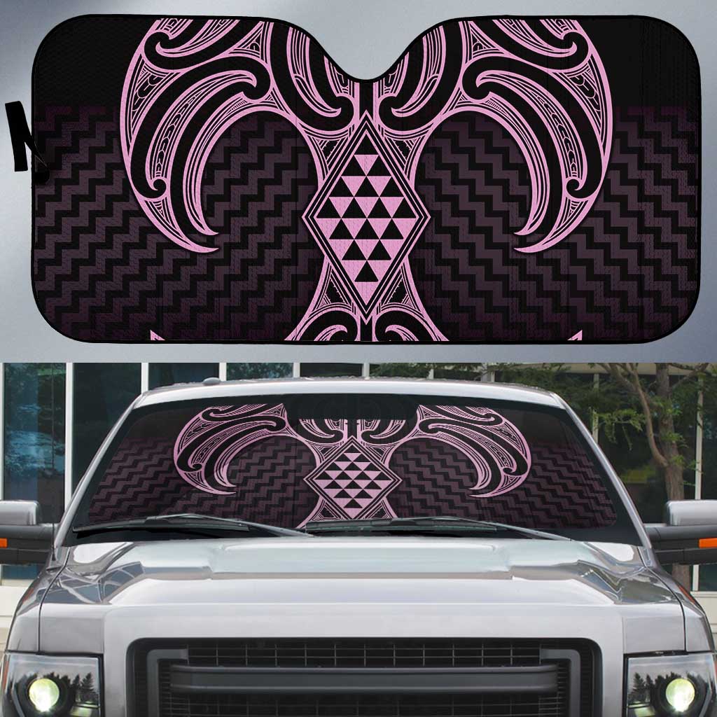 Mawhero Maori Ta Moko Poutama Art Auto Sun Shade - Aussie Hoodie