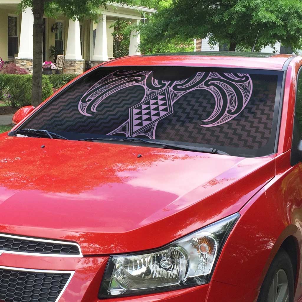 Mawhero Maori Ta Moko Poutama Art Auto Sun Shade - Aussie Hoodie