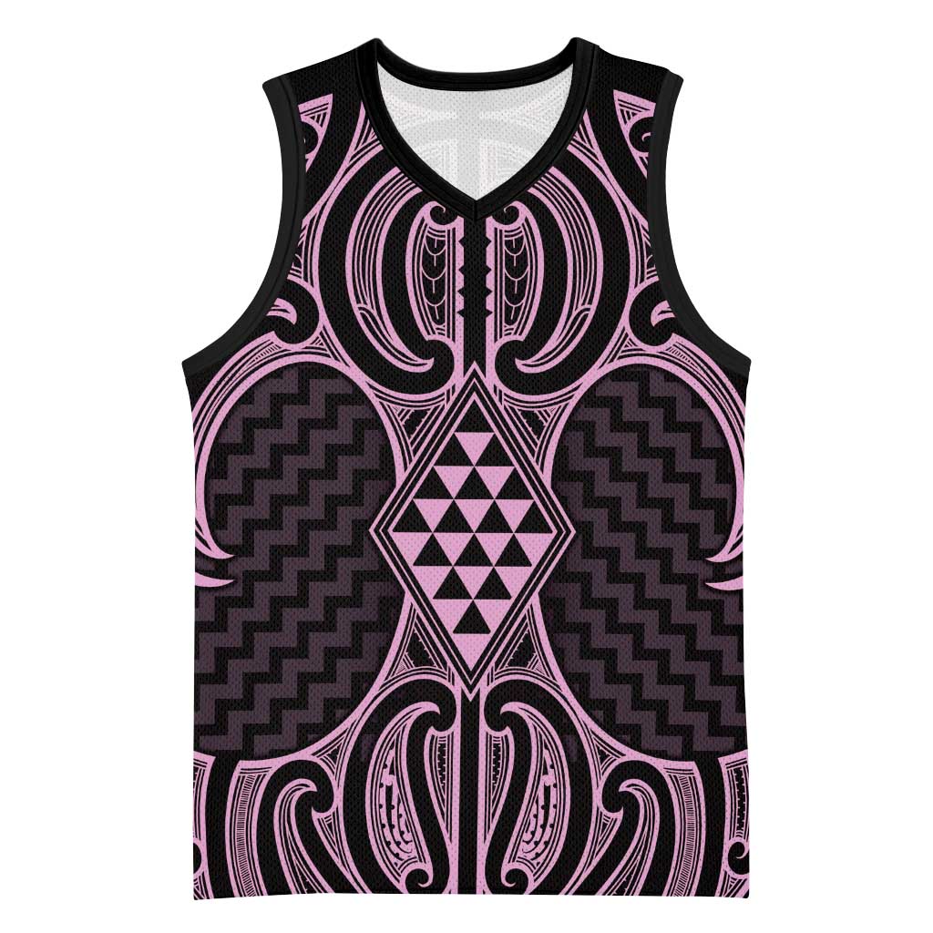 Mawhero Maori Ta Moko Poutama Art Basketball Jersey - Aussie Hoodie