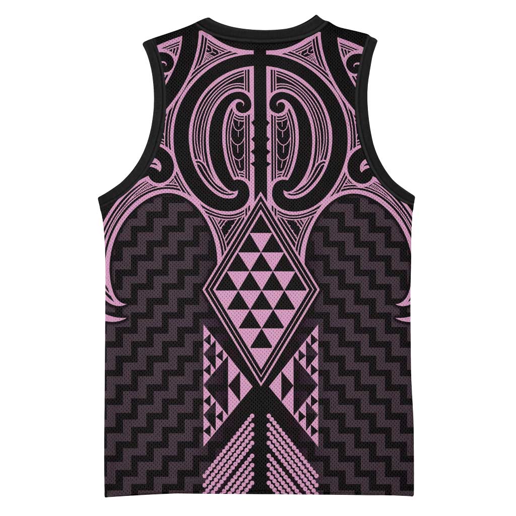 Mawhero Maori Ta Moko Poutama Art Basketball Jersey - Aussie Hoodie