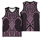 Mawhero Maori Ta Moko Poutama Art Basketball Jersey - Aussie Hoodie