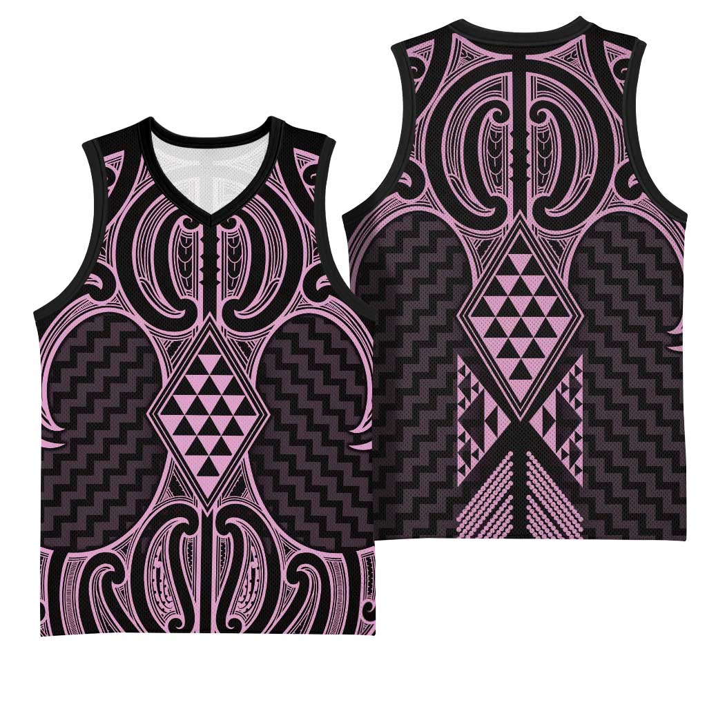 Mawhero Maori Ta Moko Poutama Art Basketball Jersey - Aussie Hoodie