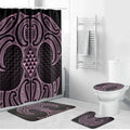 Mawhero Maori Ta Moko Poutama Art Bathroom Set - Aussie Hoodie