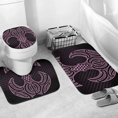Mawhero Maori Ta Moko Poutama Art Bathroom Set - Aussie Hoodie