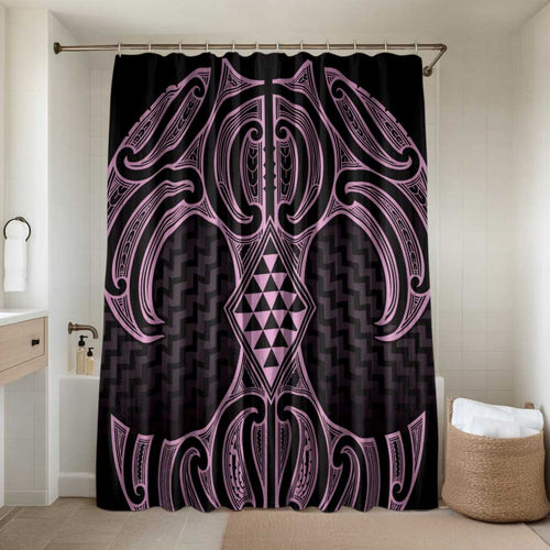 Mawhero Maori Ta Moko Poutama Art Bathroom Set - Aussie Hoodie