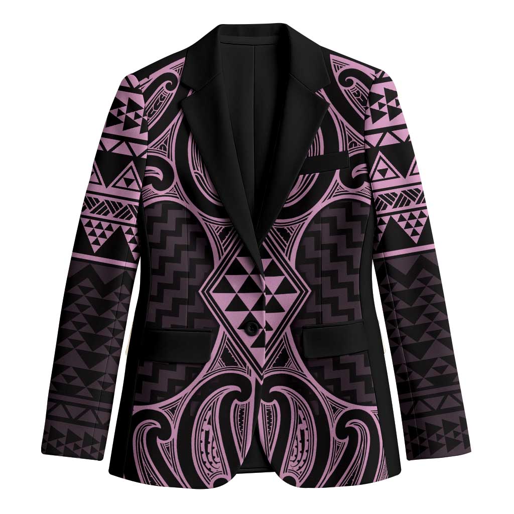 Mawhero Maori Ta Moko Poutama Art Blazer - Aussie Hoodie