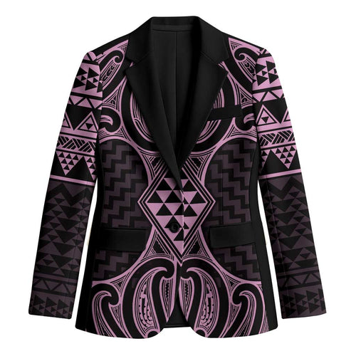 Mawhero Maori Ta Moko Poutama Art Blazer - Aussie Hoodie