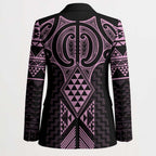 Mawhero Maori Ta Moko Poutama Art Blazer - Aussie Hoodie