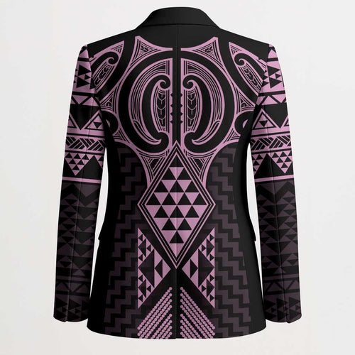 Mawhero Maori Ta Moko Poutama Art Blazer - Aussie Hoodie