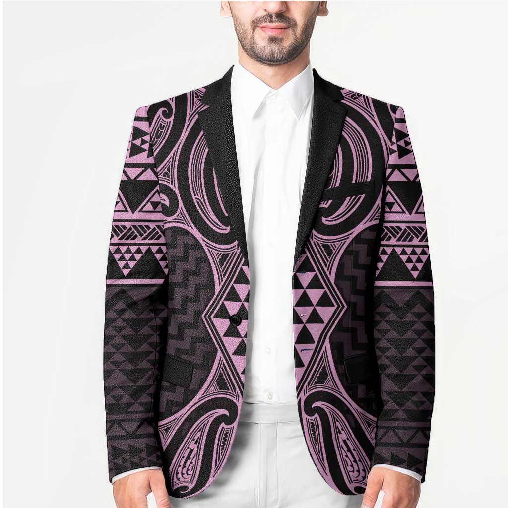 Mawhero Maori Ta Moko Poutama Art Blazer - Aussie Hoodie