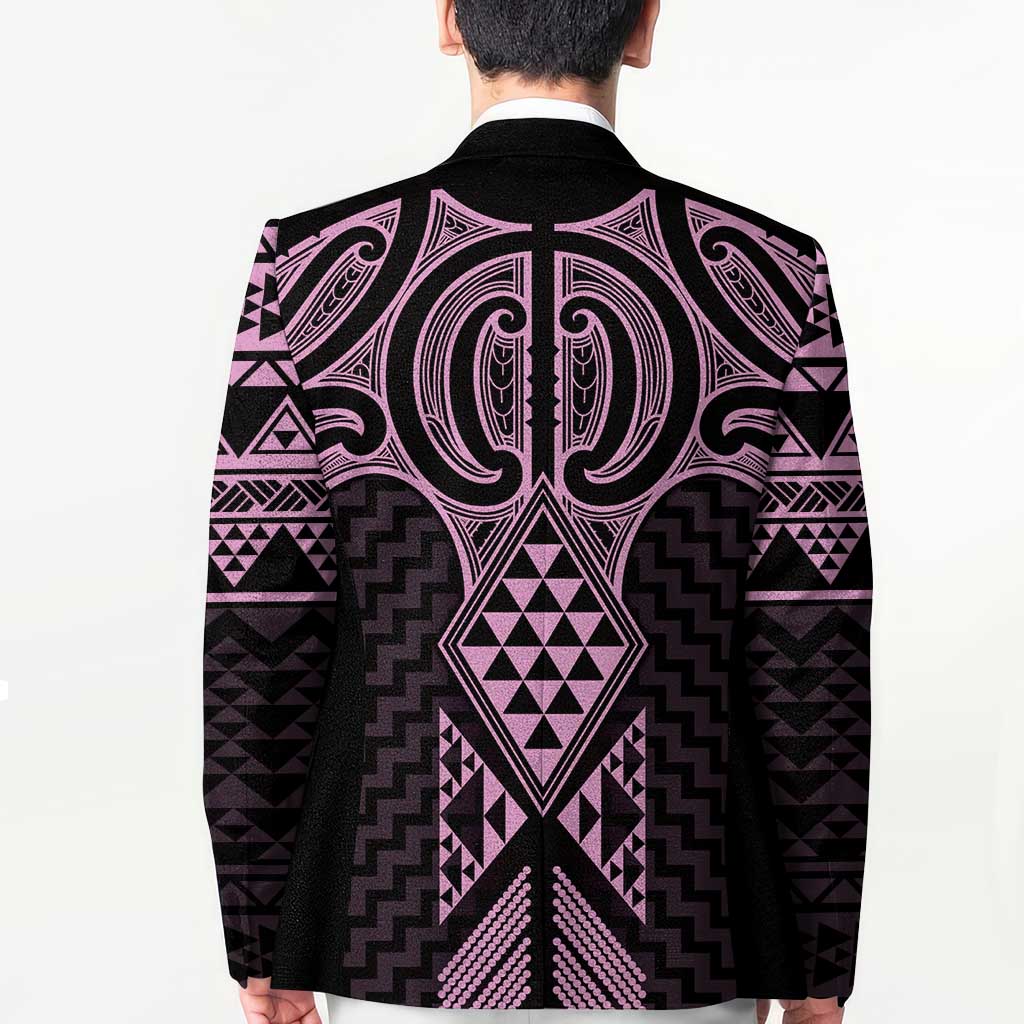 Mawhero Maori Ta Moko Poutama Art Blazer - Aussie Hoodie