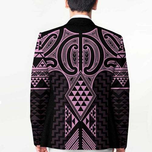 Mawhero Maori Ta Moko Poutama Art Blazer - Aussie Hoodie