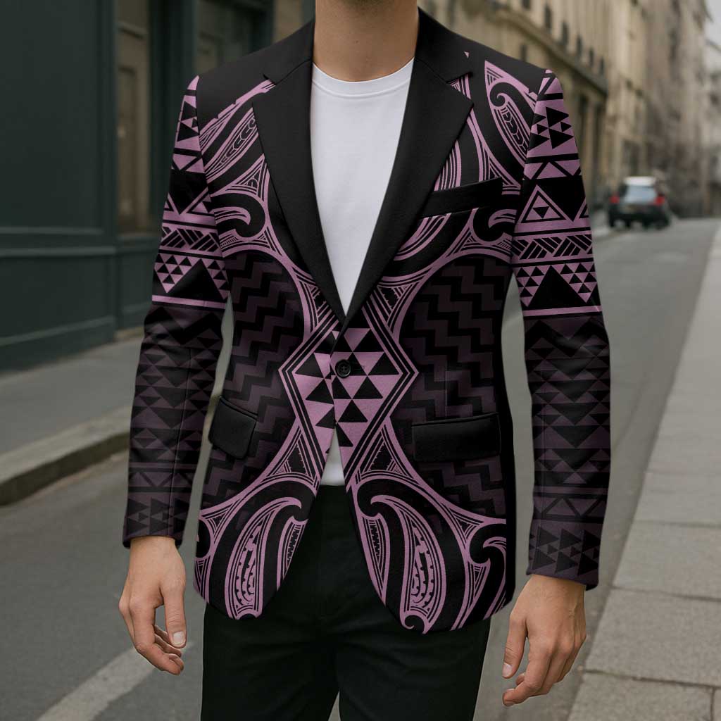 Mawhero Maori Ta Moko Poutama Art Blazer - Aussie Hoodie