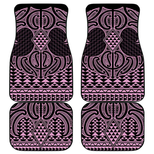 Mawhero Maori Ta Moko Poutama Art Car Mats