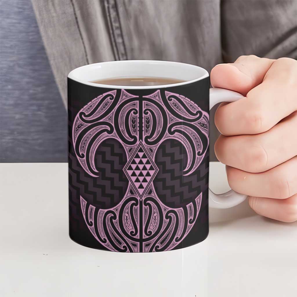 Mawhero Maori Ta Moko Poutama Art Ceramic Mug - Aussie Hoodie