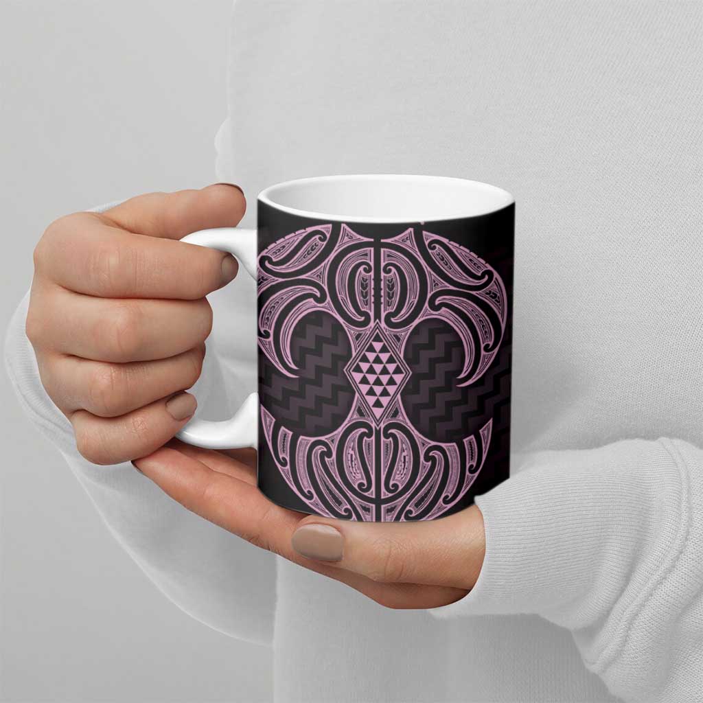 Mawhero Maori Ta Moko Poutama Art Ceramic Mug - Aussie Hoodie