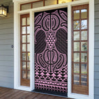 Mawhero Maori Ta Moko Poutama Art Door Cover - Aussie Hoodie