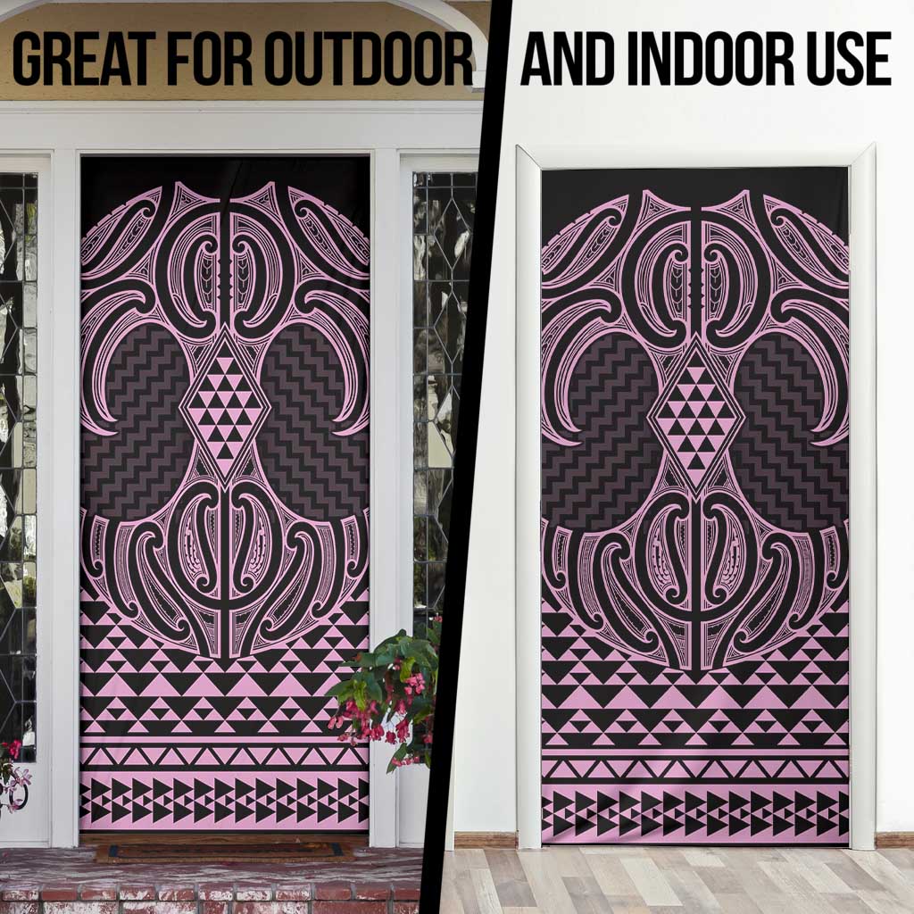 Mawhero Maori Ta Moko Poutama Art Door Cover - Aussie Hoodie